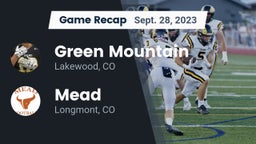Recap: Green Mountain  vs. Mead  2023