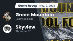 Recap: Green Mountain  vs. Skyview  2023