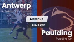 Matchup: Antwerp vs. Paulding  2017