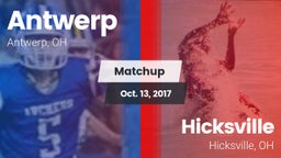 Matchup: Antwerp vs. Hicksville  2017