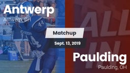 Matchup: Antwerp vs. Paulding  2019