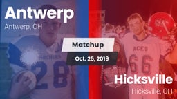 Matchup: Antwerp vs. Hicksville  2019