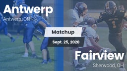 Matchup: Antwerp vs. Fairview  2020