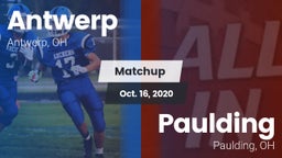 Matchup: Antwerp vs. Paulding  2020