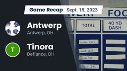 Recap: Antwerp  vs. Tinora  2023