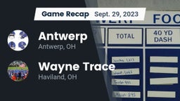 Recap: Antwerp  vs. Wayne Trace  2023