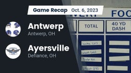 Recap: Antwerp  vs. Ayersville  2023