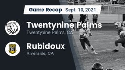 Recap: Twentynine Palms  vs. Rubidoux  2021