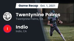 Recap: Twentynine Palms  vs. Indio  2021