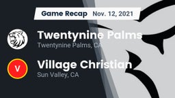 Recap: Twentynine Palms  vs. Village Christian  2021