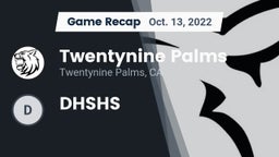 Recap: Twentynine Palms  vs. DHSHS 2022