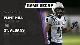 Recap: Flint Hill  vs. St. Albans  2016