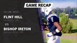 Recap: Flint Hill  vs. Bishop Ireton  2016