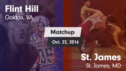 Matchup: Flint Hill vs. St. James  2016