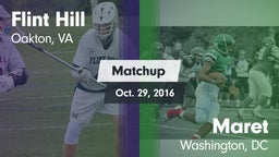 Matchup: Flint Hill vs. Maret  2016