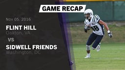 Recap: Flint Hill  vs. Sidwell Friends  2016