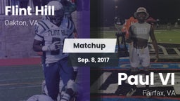 Matchup: Flint Hill vs. Paul VI  2017