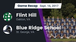 Recap: Flint Hill  vs. Blue Ridge School 2017