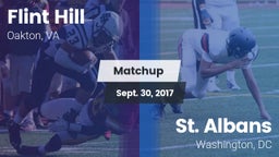Matchup: Flint Hill vs. St. Albans  2017