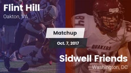 Matchup: Flint Hill vs. Sidwell Friends  2017