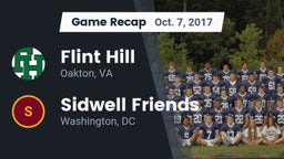Recap: Flint Hill  vs. Sidwell Friends  2017