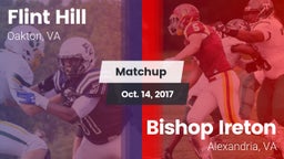 Matchup: Flint Hill vs. Bishop Ireton  2017