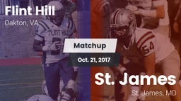 Matchup: Flint Hill vs. St. James  2017