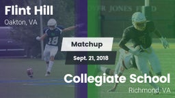 Matchup: Flint Hill vs. Collegiate School 2018