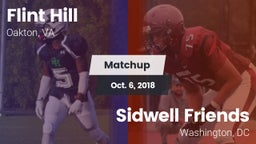 Matchup: Flint Hill vs. Sidwell Friends  2018