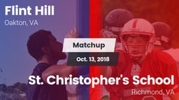 Matchup: Flint Hill vs. St. Christopher's School 2018
