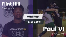 Matchup: Flint Hill vs. Paul VI  2019