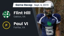 Recap: Flint Hill  vs. Paul VI  2019