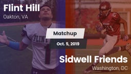 Matchup: Flint Hill vs. Sidwell Friends  2019