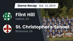 Recap: Flint Hill  vs. St. Christopher's School 2019