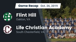Recap: Flint Hill  vs. Life Christian Academy  2019