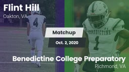 Matchup: Flint Hill vs. Benedictine College Preparatory  2020