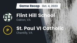 Recap: Flint Hill School vs. St. Paul VI Catholic  2023