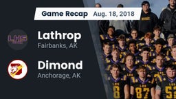 Recap: Lathrop  vs. Dimond  2018