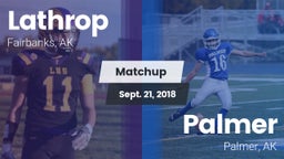 Matchup: Lathrop vs. Palmer  2018