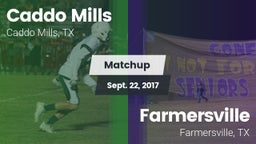Matchup: Caddo Mills vs. Farmersville  2017