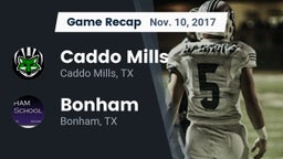 Recap: Caddo Mills  vs. Bonham  2017
