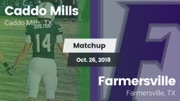 Matchup: Caddo Mills vs. Farmersville  2018