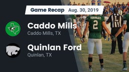 Recap: Caddo Mills  vs. Quinlan Ford  2019