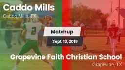 Matchup: Caddo Mills vs. Grapevine Faith Christian School 2019