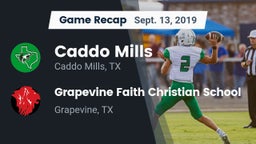 Recap: Caddo Mills  vs. Grapevine Faith Christian School 2019