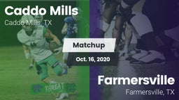 Matchup: Caddo Mills vs. Farmersville  2020