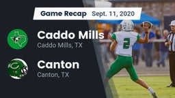 Recap: Caddo Mills  vs. Canton  2020