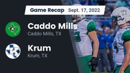 Recap: Caddo Mills  vs. Krum  2022