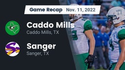 Recap: Caddo Mills  vs. Sanger  2022