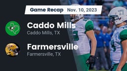 Recap: Caddo Mills  vs. Farmersville  2023